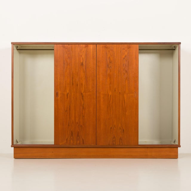 Mid-Century Modern Mid-Century Danish Teak Wardrobe, 1960s For Sale - Image 3 of 15