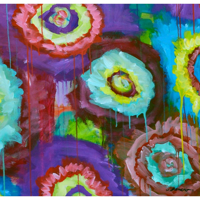 Color Burst Flower Abstract by Frank Thomas Romero For Sale In Monterey, CA - Image 6 of 11