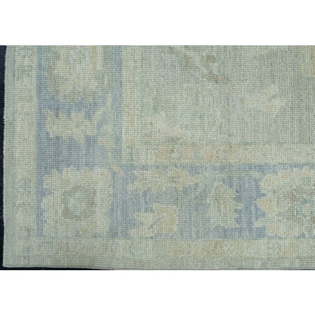 Turkish Oushak Rug 6'1" x 9' #18650 For Sale - Image 4 of 8