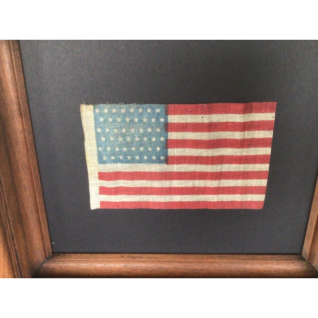 Antique 48 Small Star American Flag 1912 for Arizona and New Mexico. For Sale - Image 4 of 4