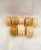 Rustic European Vintage Set of 8 Alabaster Napkin Rings For Sale - Image 3 of 3