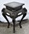 Chinese Carved Hardwood Plant Stand Jardiniere Two Tier Side Table 1920s For Sale - Image 9 of 14