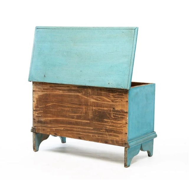 Early American Painted Blanket Chest For Sale - Image 4 of 4