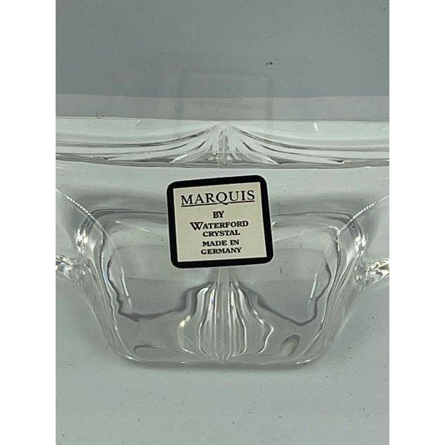 1990s Marquis by Waterford Crystal Fan Cut "Roselle" Pattern Photo Frame For Sale In Los Angeles - Image 6 of 11