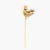 Gold Antique 9k Gold & Diamond Figural Gold Panning Miner Stick Pin For Sale - Image 8 of 15