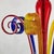 Twelve-Light Murano Chandelier by AZ Home For Sale - Image 4 of 5
