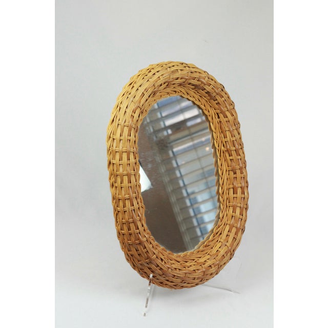 Oval Wicker Mirror Chairish