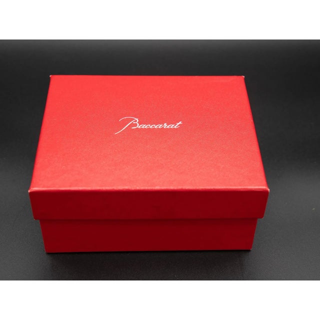 Late 20th Century Late 20th Century Baccarat Crystal Ox Figurine With Original Box For Sale - Image 5 of 5