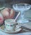 1950s Mid Century Still Life With Pastries and Fruit For Sale - Image 5 of 5