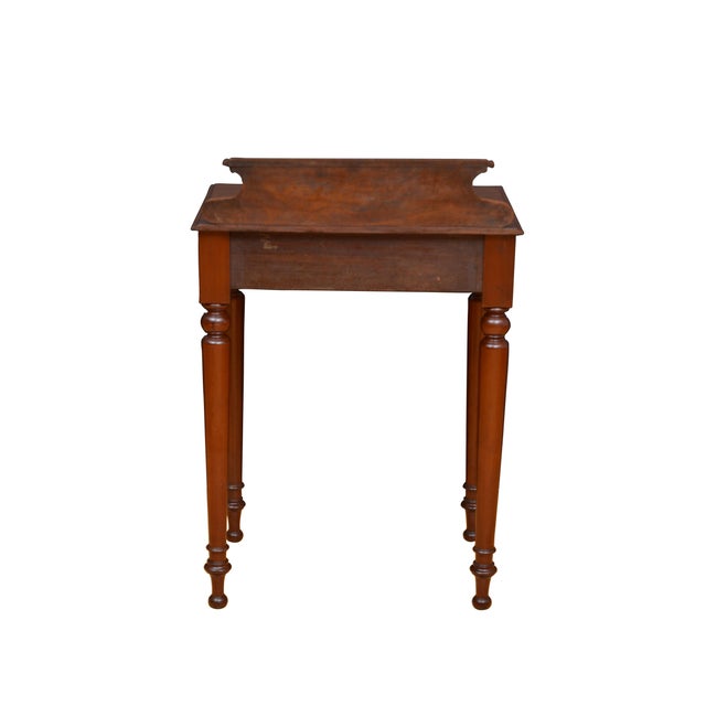 Figured Mahogany Console Table from Druce and Co., 1840 For Sale - Image 13 of 17