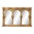 Midcentury Italian Triple Landscape Mirror For Sale