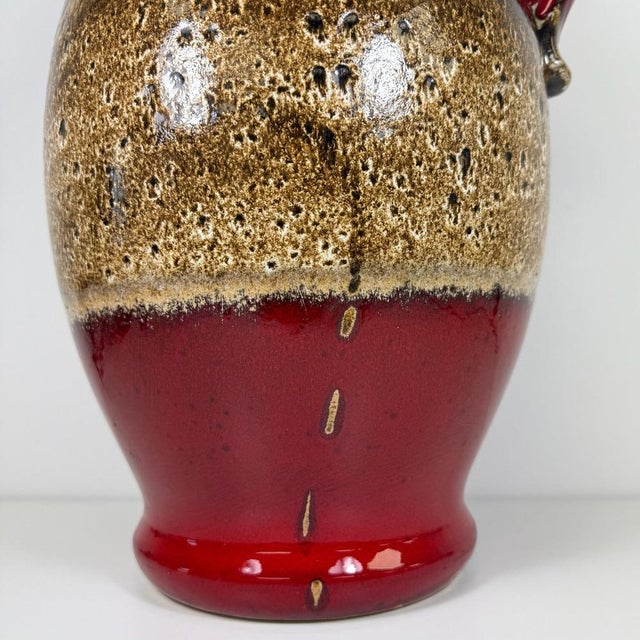 Fat Lava Floor Vase from Scheurich Keramik, 1960s For Sale - Image 4 of 15