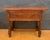 1940s Spanish Renaissance Low Console Table with Carved Front and Single Drawer For Sale - Image 4 of 13