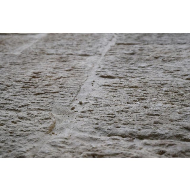 Thick Rustic Rare Italian Old Limestone Flooring Tile For Sale - Image 10 of 11