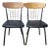 1960s Vintage Howell Metal Dining Chairs- a Pair For Sale