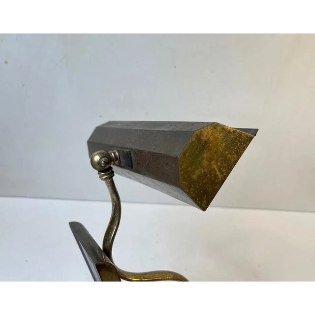 Swedish Art Deco Brass Wall Lamp, 1930s For Sale - Image 3 of 7