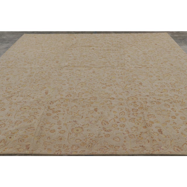 Handwoven in wool, this 10x12 contemporary rug by Rug & Kilim is inspired by antique Tudor rugs, flatweaves and...
