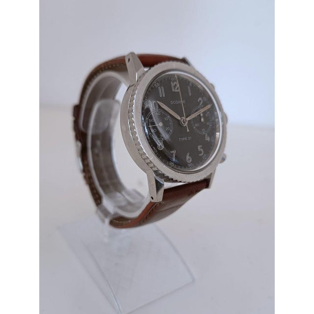 Type 21 Military Chronograph from Dodane, 1960-69 For Sale - Image 12 of 16