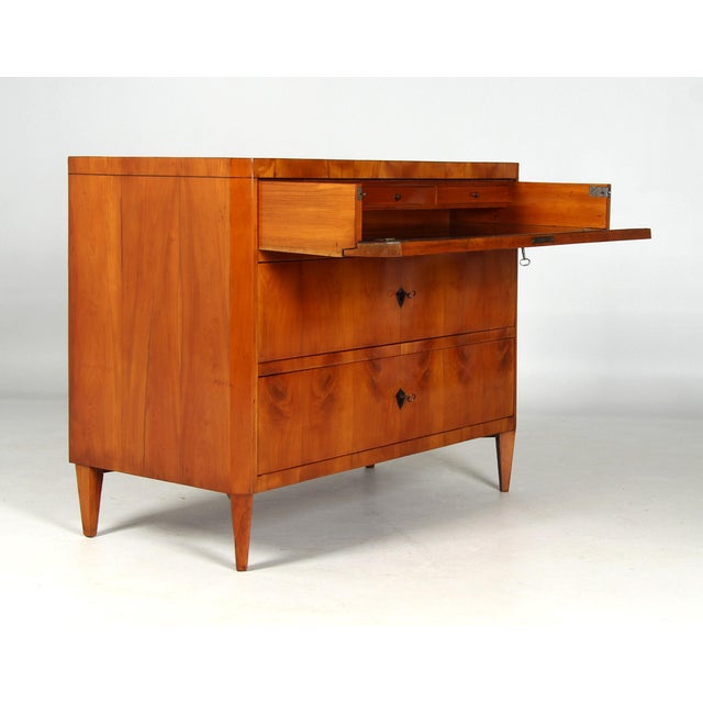 Early 19th Century Biedermeier Secretary with Drawers, 1820 For Sale - Image 5 of 17