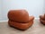 Sapporo Cognac Leather Chairs from Mobil Girgi, 1970s, Set of 2 For Sale - Image 16 of 18