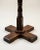 Vintage Oak Hall Tree Coat Rack with Porcelain Hooks For Sale - Image 4 of 4