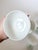 Vintage Portieux Vallerysthal French White Opaline Coupes, Set of 7 For Sale - Image 12 of 12