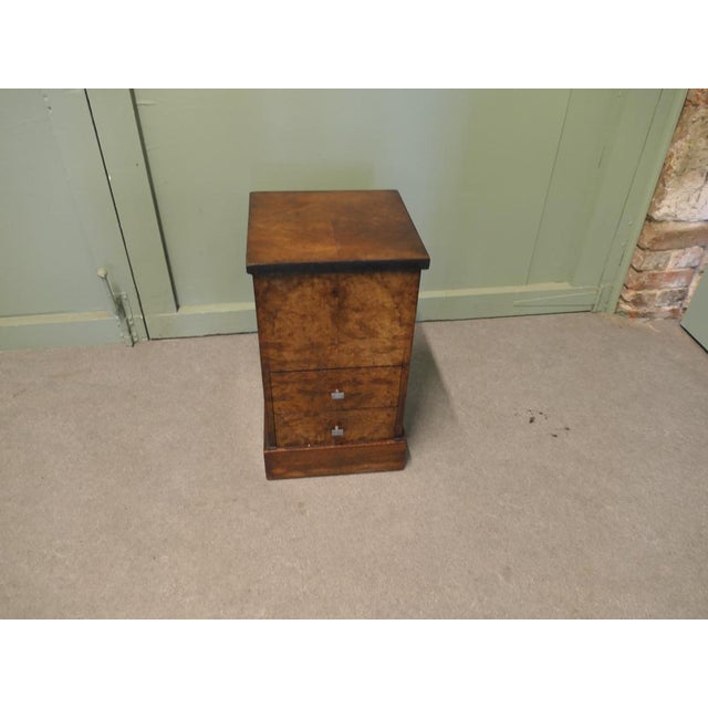 Art Deco Sewing Box Chest of Drawers in Walnut and Oak, 1930 For Sale - Image 4 of 7