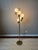 Vintage 1970s MCM Sonneman “Waterfall” Cascading Globe Floor Lamp in Brass Gorgeous brass floor lamp featuring a...