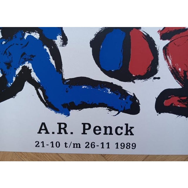 Paper Original Ar Penck Exhibition Poster, Amsterdam, 1989 For Sale - Image 7 of 11
