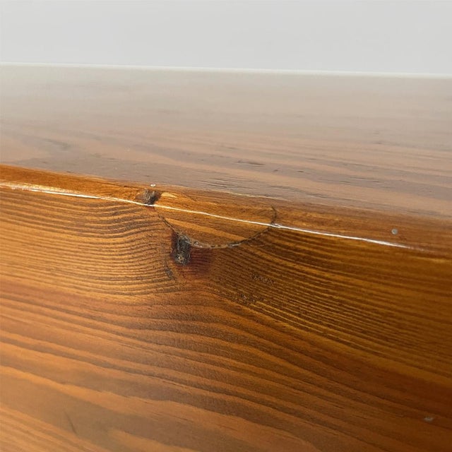 Italian Modern Wood Console, 1970s For Sale - Image 10 of 13