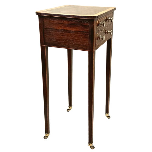 Early 19th Century Regency Rosewood Rectangular Lamp Table, 1815 For Sale - Image 5 of 10