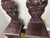 Offered is a striking matched pair of authentic 19th-century Italian Renaissance Revival (Mannerist style) Sgabelli hall...