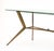 Vintage Brass Coffee Table with Engraved Glass Top from Fontana Arte, 1950s For Sale - Image 6 of 11