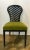 Wood Modern Mark Sikes for Henredon Green Velvet Side Chair For Sale - Image 7 of 7