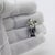 This vintage silver decorative object depicts a sweet cartoon mouse wearing a hat, crafted as a whimsical desktop accent,...