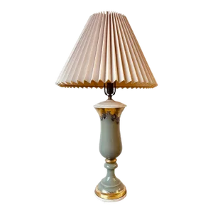 Antique Fornasetti Style Reverse Paint Lamp