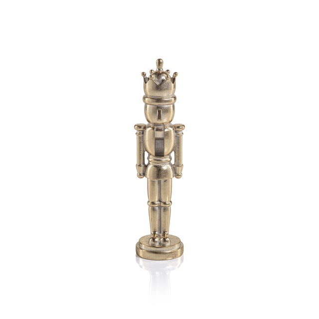 Elevate your holiday decor with the Hartwin Metallic Decorative Nutcracker Figurines. Featuring a striking metallic...
