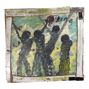 Dynamic Basketball Scene by Pervis Young - Raw Expression of Urban Life