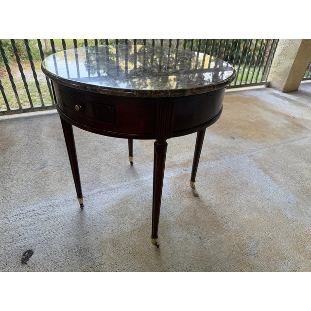 Traditional Biltmore Estate Rose Room Lamp Table by Drexel Heritage For Sale - Image 3 of 9