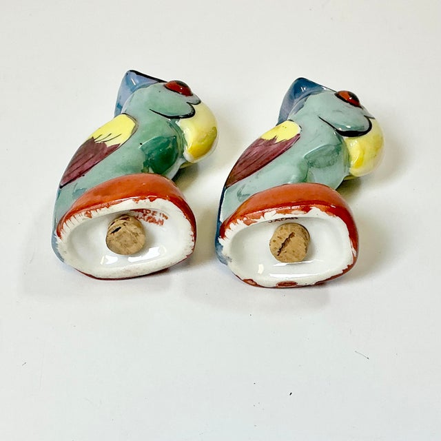 1950s Vintage Coastal Boho Chic Toucan Salt & Pepper Shakers - A Pair. For Sale - Image 10 of 10