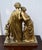 Antique 19thC Neoclassical Gilt Spelter Figural Group Statue Moreau Era For Sale - Image 9 of 15