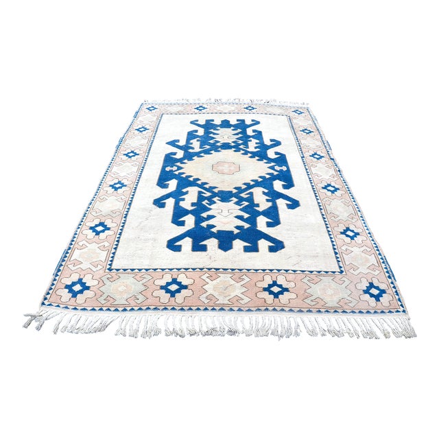 Decorative Anatolian Vintage Carpet For Sale