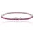 Not Yet Made - Made To Order Certified Natural 5.67 Ct Ruby Square Cut Tennis Bracelet - Wedding Jewelry For Sale - Image 5 of 14