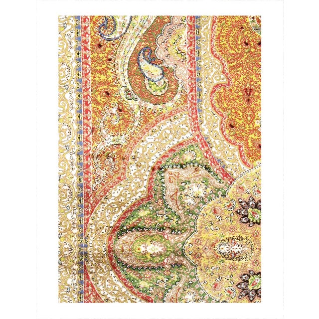 Persian Qum Design Viscose on a cotton foundation with a medallion This rug has a dense, soft pile, and excellent quality,...