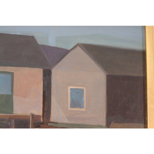 Ragnar Ring, Grötviks Sjöbodar, Söndrum, 1968, Oil on Panel, Framed For Sale - Image 7 of 13