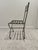 Set of 4 Steel Klismos Curule Dining Chairs, Mid-Century, From Italy For Sale - Image 9 of 12