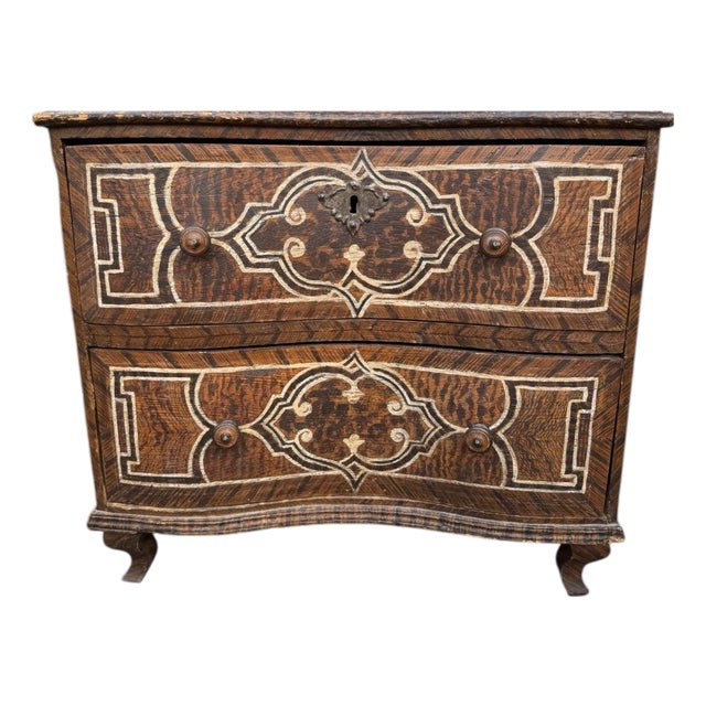 18th c German Painted Small Commode For Sale