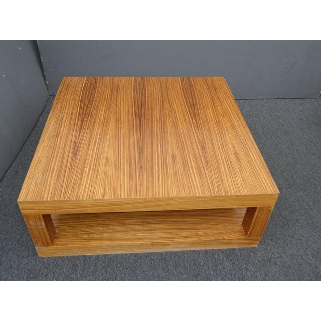 Danish MidCentury Modern Laminate Square Coffee Table Chairish