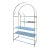 Vintage Chrome Arched Etagere - Shelving Unit For Sale