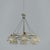 Art Deco Italian Glass and Brass Chandelier, 1930s For Sale - Image 11 of 11